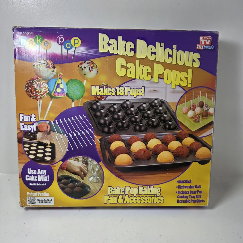 As Seen On TV Bake Delicious Cake Pops Set - Black and Yellow